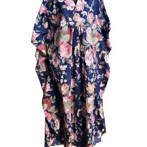 floral print kaftan dress, a popular style of loose-fitting, free-flowing xxl